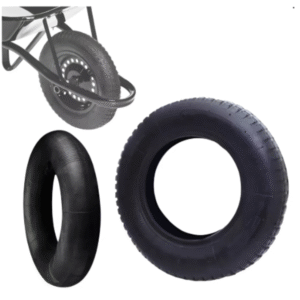 Pneu Reforçado + Câmara P/ Carrinho De Mão Carriola 3,25x8